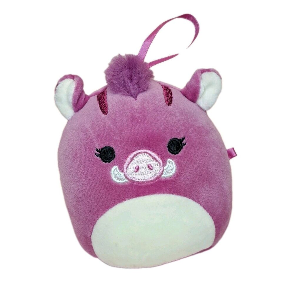 Original Squishmallows Jenna the Purple Boar Plush Hog Wild Boar 5"